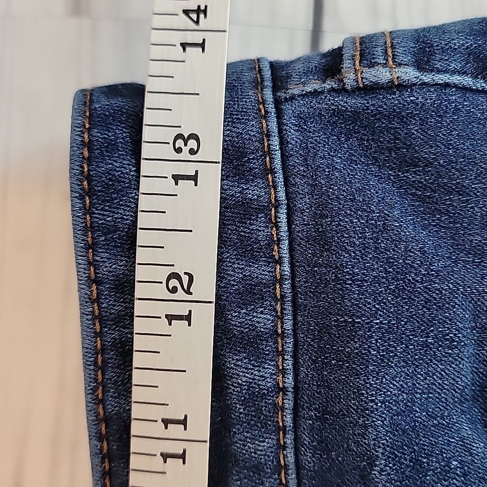 American Eagle Blue Denim Jeggings High-Rise Womens Size 6 - Picture 13 of 15